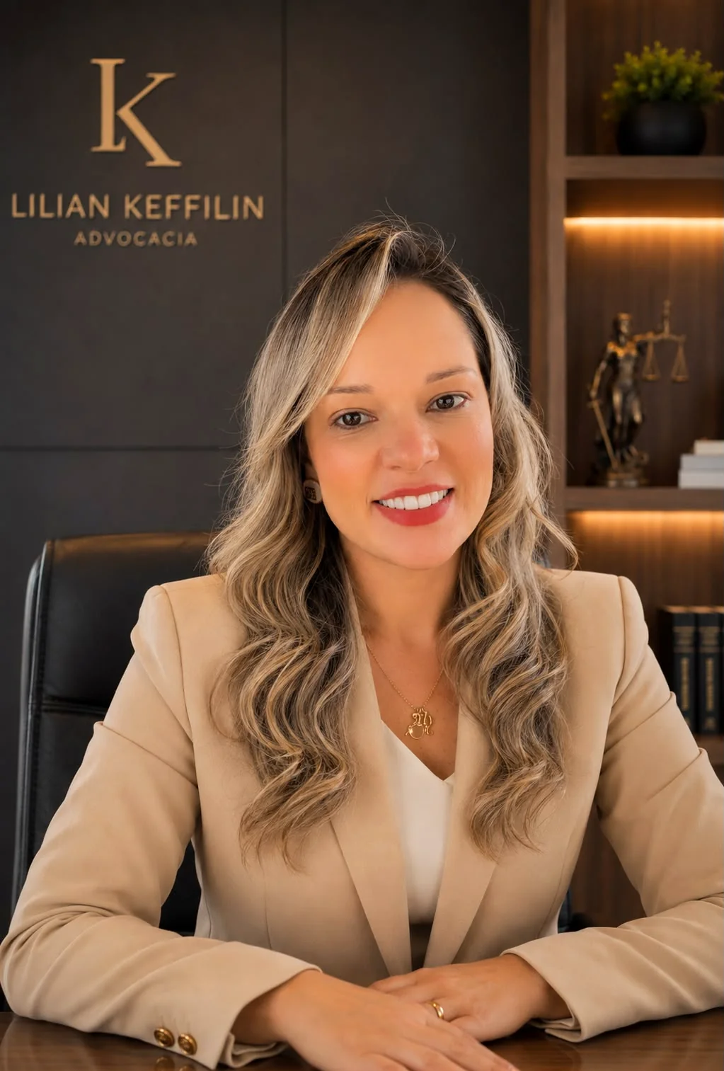 Lilian Keffilin, advogada, no escritório em Brasília